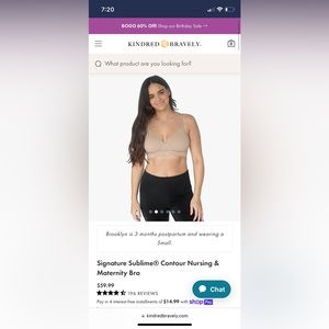 Signature Sublime Contour Nursing & Maternity Bra in Beige - XL-Busty